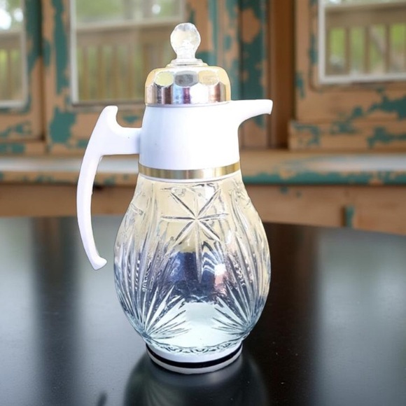 Vintage teapot / coffee pot / juice or water decanter glass decanter - Picture 15 of 15